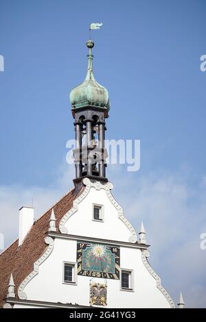 Alten Uhrturm in Rothenburg Stockfoto