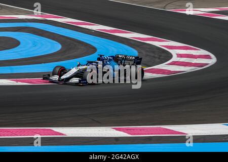Le Castellet, Frankreich. Juni 2021. # 45 Roy Nissany (ISR, Williams Racing), F1 Grand Prix von Frankreich auf dem Circuit Paul Ricard am 18. Juni 2021 in Le Castellet, Frankreich. (Foto von HOCH ZWEI) Quelle: dpa/Alamy Live News Stockfoto