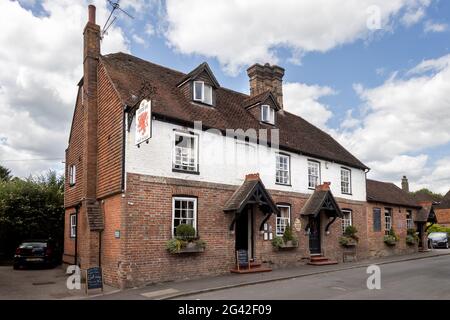 BEFIEDERUNG, EAST SUSSEX/UK - JULI 17 : Blick auf das Griffin Public House in Befiederung East Sussex am 17. Juli 2020 Stockfoto