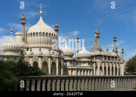 BRIGHTON, Sussex/UK - 31. August: Blick auf den Royal Pavilion in Brighton, Sussex am 31. August 2019 Stockfoto