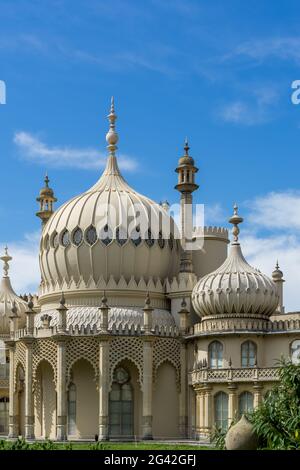 BRIGHTON, Sussex/UK - 31. August: Blick auf den Royal Pavilion in Brighton, Sussex am 31. August 2019 Stockfoto