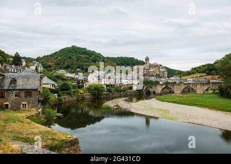 Estaing, Departement Aveyron, Ozitanien, Frankreich Stockfoto