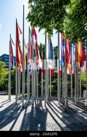 Europäisches Patentamt; Bob-van-Benthem-Platz München; Stockfoto