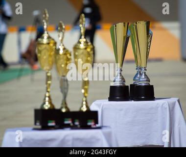 Cochabamba, Bolivien. Juni 2021. COCHABAMBA, OR - 18.06.2021: GRAND PRIX CLASIFICATORIA OLIMPIADAS - während des Grand Prix Clasificatoria Olimpiadas, der im Pista Atletica GAMC in Cochabamba stattfand, OR. Quelle: Foto Arena LTDA/Alamy Live News Stockfoto