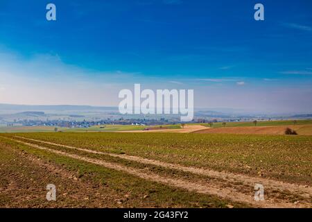 Coburg Land, Coburg, Oberfranken, Bayern, Deutschland Stockfoto