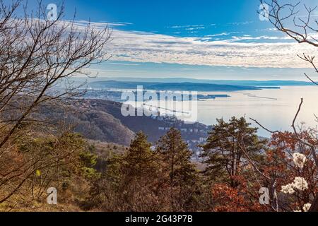 Die Bucht von Triest, Friaul Julisch Venetien, Italien Stockfoto