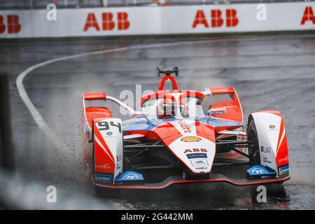 Puebla, Mexiko. Juni 2021. 94 Lynn Alexandre (gbr), Mahindra Racing, Mahinda M7Electro, Aktion während des Puebla ePrix 2021, 5. Treffen der Formel-E-Weltmeisterschaft 2020-21, auf dem Autodromo Miguel E. Abed vom 18. Bis 20. Juni in Puebla, Mexiko - Foto Xavi Bonilla / DPPI Quelle: DPPI Media/Alamy Live News Stockfoto