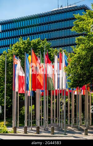 Europäisches Patentamt; Bob-van-Benthem-Platz München; Stockfoto