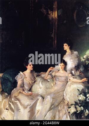 John Singer Sargent – Wyndham Sisters 1899 Stockfoto