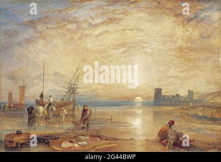 Joseph Mallord William Turner - Flint Castle North Wales Stockfoto