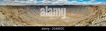 Meteor Crater Natural Landmark, Winslow, Arizona, USA Stockfoto