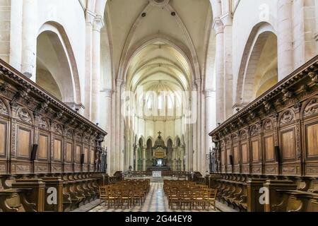 Pontigny Abtei, Frankreich Stockfoto