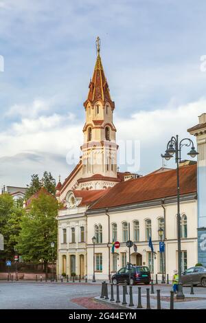 Kirche des heiligen Nikolaus, Vilnius, Linuania Stockfoto