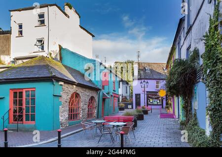 Straße in Kinsale, Irland Stockfoto