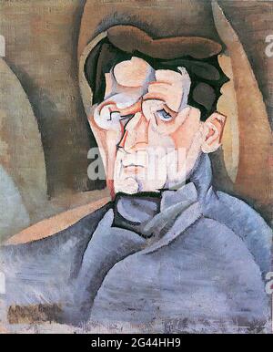 Juan Gris - Portrait Maurice Raynal 1911 Stockfoto