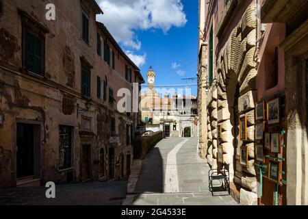 Besuch In Sorano, Provinz Grosseto, Toskana, Italien, Europa Stockfoto