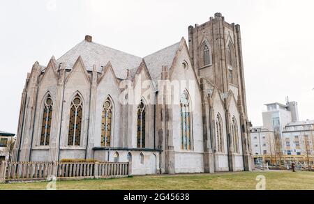 Kathedrale Christi des Königs oder auf Isländisch: Landakotskirkja, formal Basilika Kirs konungs (die Basilika Christi des Königs Stockfoto