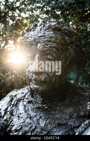 Albert Einstein Memorial in Washington DC Stockfoto