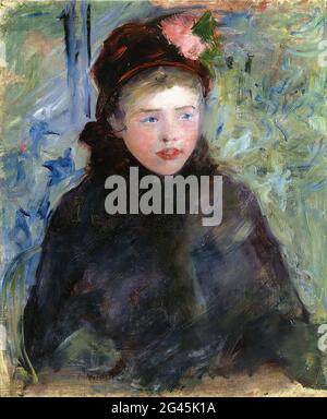 Mary Cassatt (1843-1826) - Susan Toque getrimmt mit zwei Rosen C 1881 Stockfoto