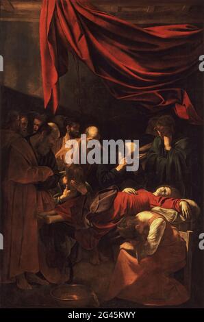 Michelangelo Merisi Da Caravaggio - Tod der Jungfrau Stockfoto