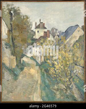 Paul CÃ©zanne - das Haus von Dr. Gachet in Auvers Sur Oise Stockfoto