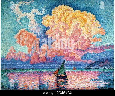 Paul Signac - Antibes Der Rosa Wolke 1916 Stockfoto