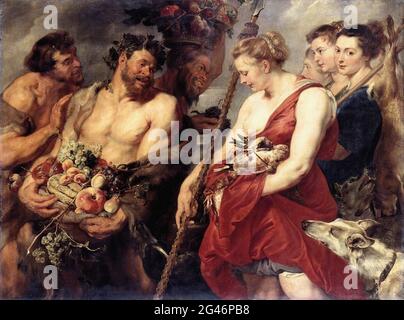 Peter Paul Rubens - Diana Back Hunting 1615 Stockfoto