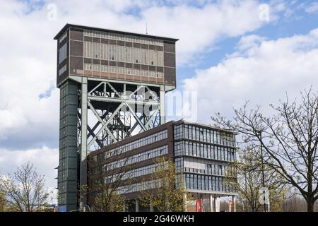 Hammer Head Tower und Bürogebäude, Dortmund, Ruhrgebiet Stockfoto