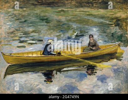 Pierre-Auguste Renoir - Claude Monet Et Et Mme Henriot Stockfoto