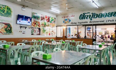 Essen und Trinken der beliebte thailändische Speisesaal und das Restaurant Pattaya Thailand Stockfoto