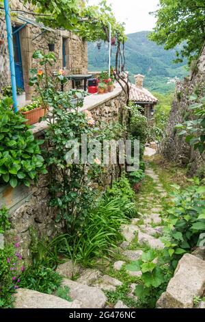 Laboule, ardeche, frankreich Stockfoto