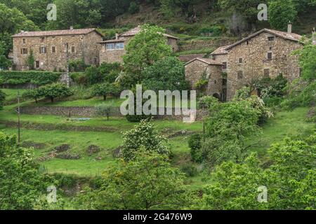 Beaumont, ardeche, frankreich Stockfoto