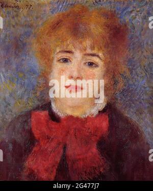 Pierre-Auguste Renoir - Jeanne Samary 1877 Stockfoto