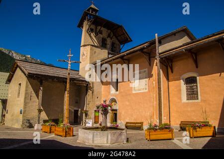 Ceillac queyras in hautes alpes in frankreich Stockfoto