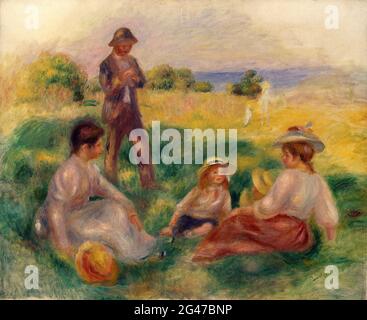 Pierre-Auguste Renoir - Party auf dem Land bei Berneval Stockfoto
