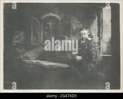 Rembrandt Harmenszoon Van Rijn - Abraham Franz 1656 Stockfoto