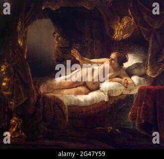 Rembrandt Harmenszoon Van Rijn - Danae Stockfoto