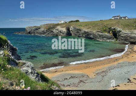 Die Isle of Anglesey. Das Foto wurde auf unserer 5-tägigen Reise nach Wales gemacht. Küste der Insel ist spektakulär, auf dem, was Sie auf den Bildern sehen können. Viel Spaß. Stockfoto