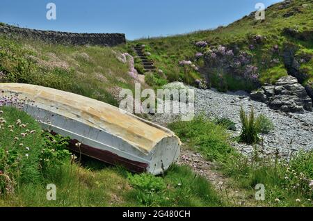 Die Isle of Anglesey. Das Foto wurde auf unserer 5-tägigen Reise nach Wales gemacht. Küste der Insel ist spektakulär, auf dem, was Sie auf den Bildern sehen können. Viel Spaß. Stockfoto