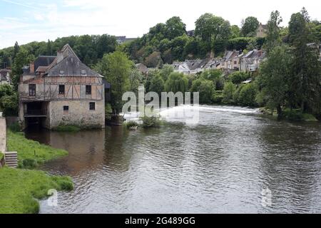 Argenton-Sur-Creuse, Indre, Frankreich Stockfoto