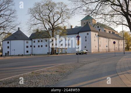 Turku Schloss in Turku (Abo auf Schwedisch), eines der ältesten noch genutzten Gebäude und das größte erhaltene mittelalterliche Gebäude in Finnland Stockfoto