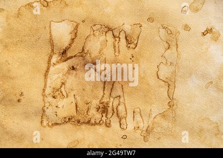 Alte Papiertextur, Vintage Papier Hintergrund Stockfoto