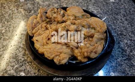 Chinatown Bangkok Fried Oysters Stockfoto