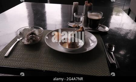 Food Café@2 Conrad Hilton Buffet Restaurant Bangkok Thailand Stockfoto