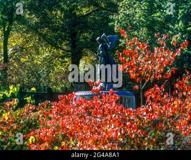 2006 HISTORISCHER ENGEL DES WASSERBRUNNENS (©EMMA STEBBINS 1868) BETHESDA TERRASSE CENTRAL PARK MANHATTAN NEW YORK CITY USA Stockfoto