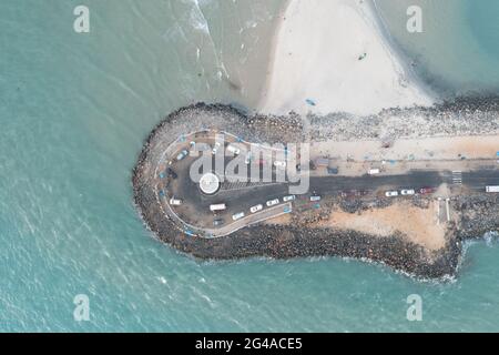 Dhanushkodi, Tamilnadu Stockfoto