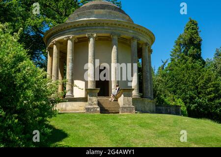 Tempel der alten Tugend, Stowe Stockfoto