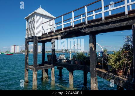 Old Portsmouth Hampshire Großbritannien Stockfoto