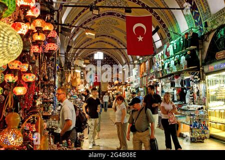 Basar, Istanbul, Türkei Stockfoto