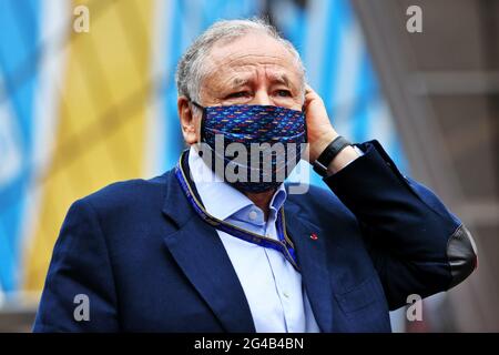 Le Castellet, Frankreich. Juni 2021. Jean Todt (FRA) FIA Präsident. Großer Preis von Frankreich, Sonntag, 20. Juni 2021. Paul Ricard, Frankreich. Quelle: James Moy/Alamy Live News Stockfoto